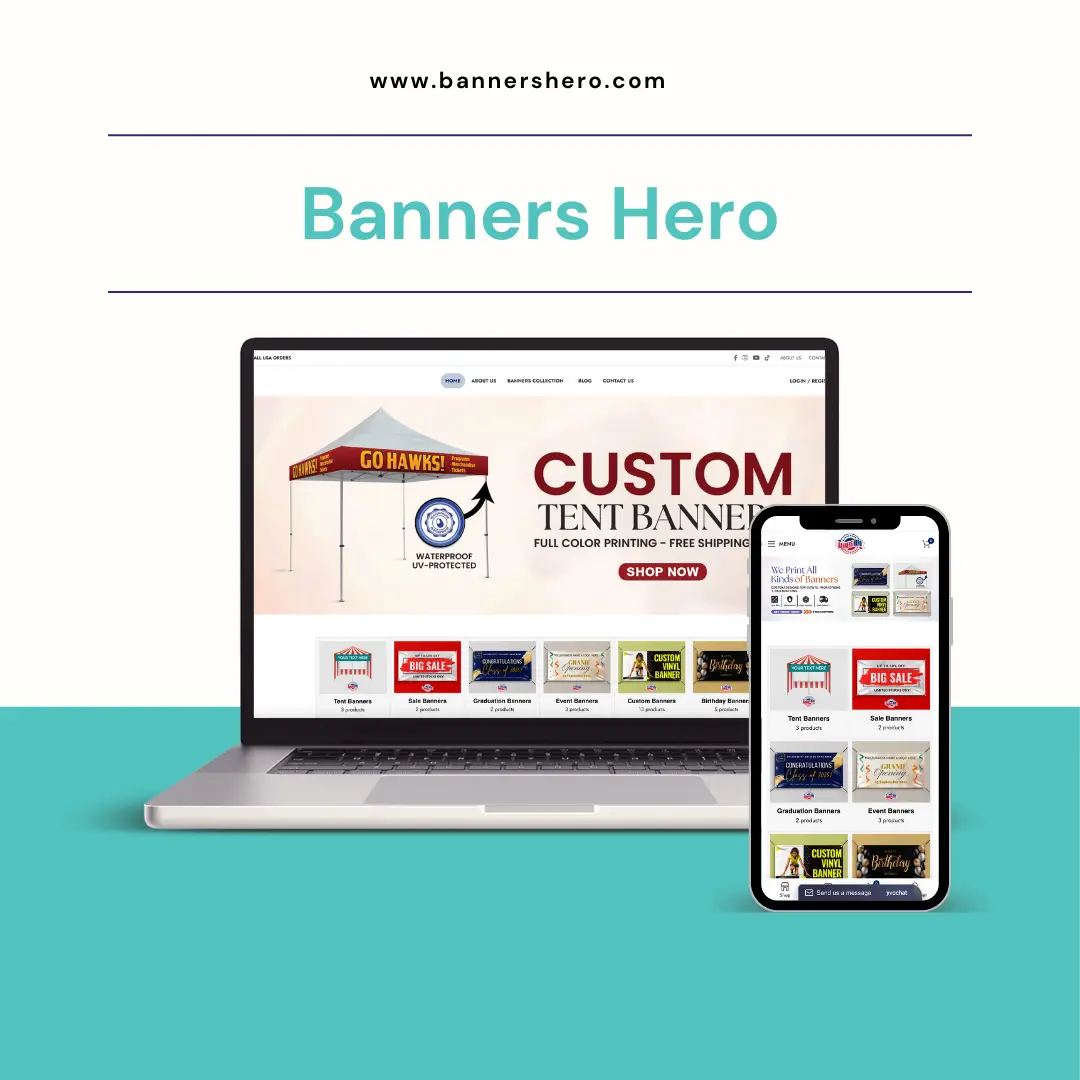 Banners Hero Website Design
